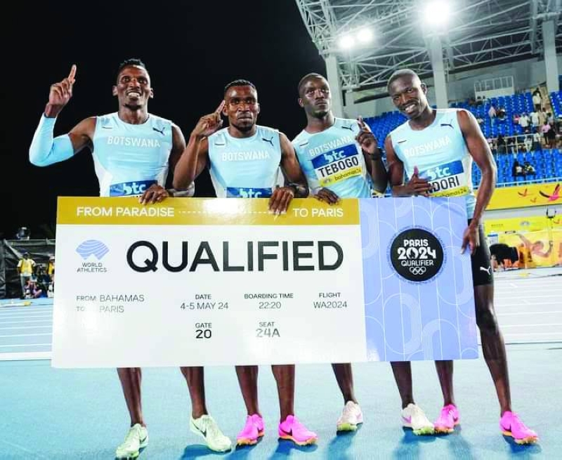 Men’s 4x400m relay team qualifies for Olympics :: Mmegi Online